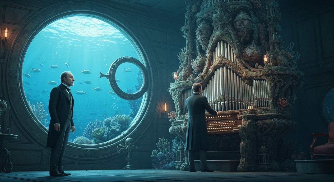 Professor Arronax Meets Captain Nemo.