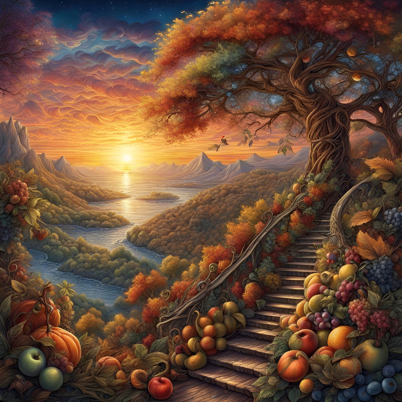 Autumn is Climbing Up