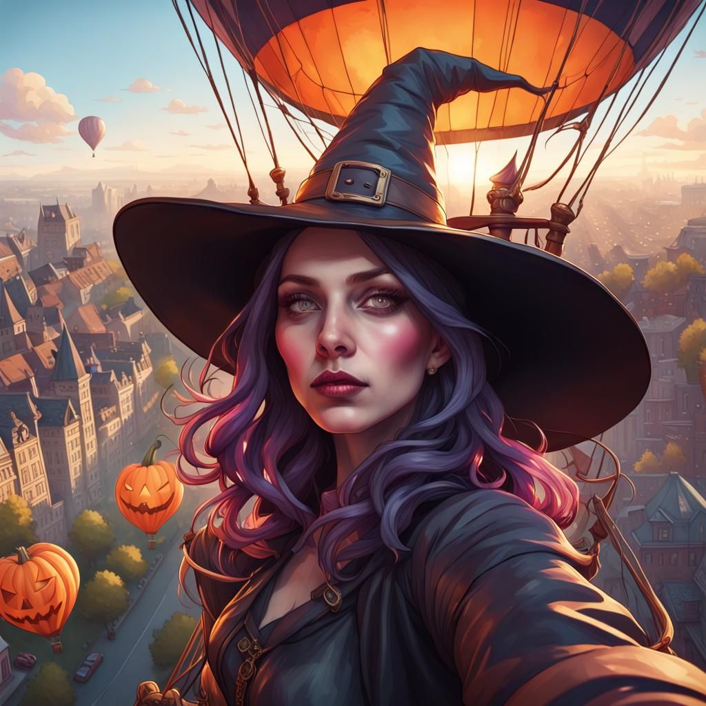 Selfie de una brujita