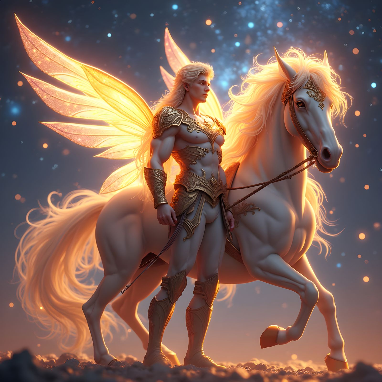 Majestic Fairy Embodies Sagittarius Spirit