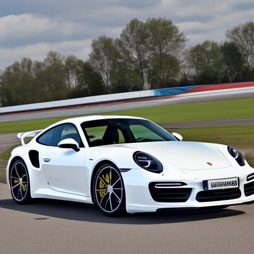 Porsche 992 911 Turbo S at Drag Strip