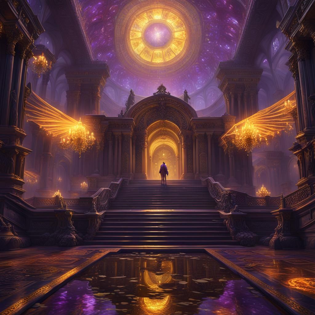 Brain in Universe Watched By God, Dark Fantasy