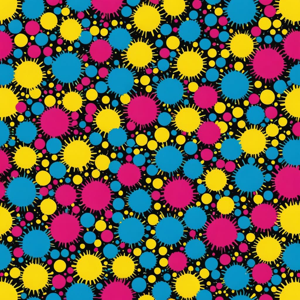 Colorful CMYK Spectrum Art