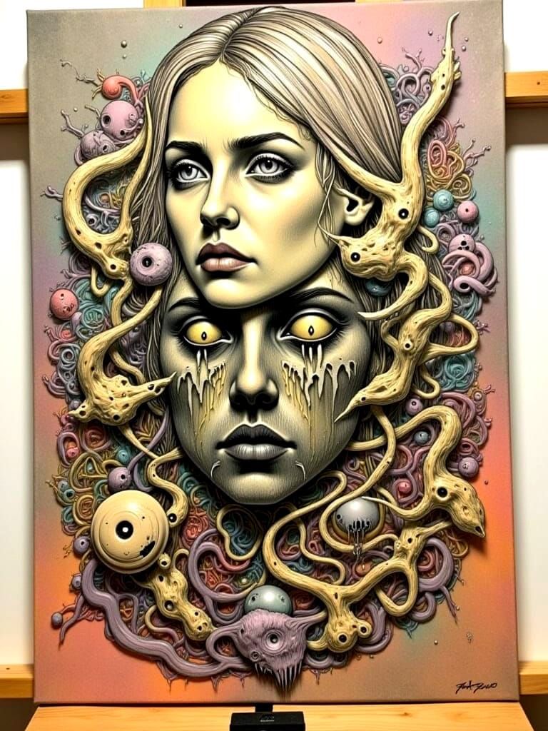 Dreamlike Hyperreal Portraits in Muted Pastels