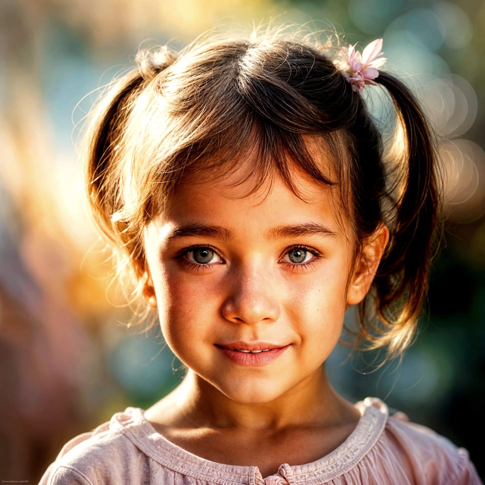 Child's Kind Face Reflects Love and Friendship