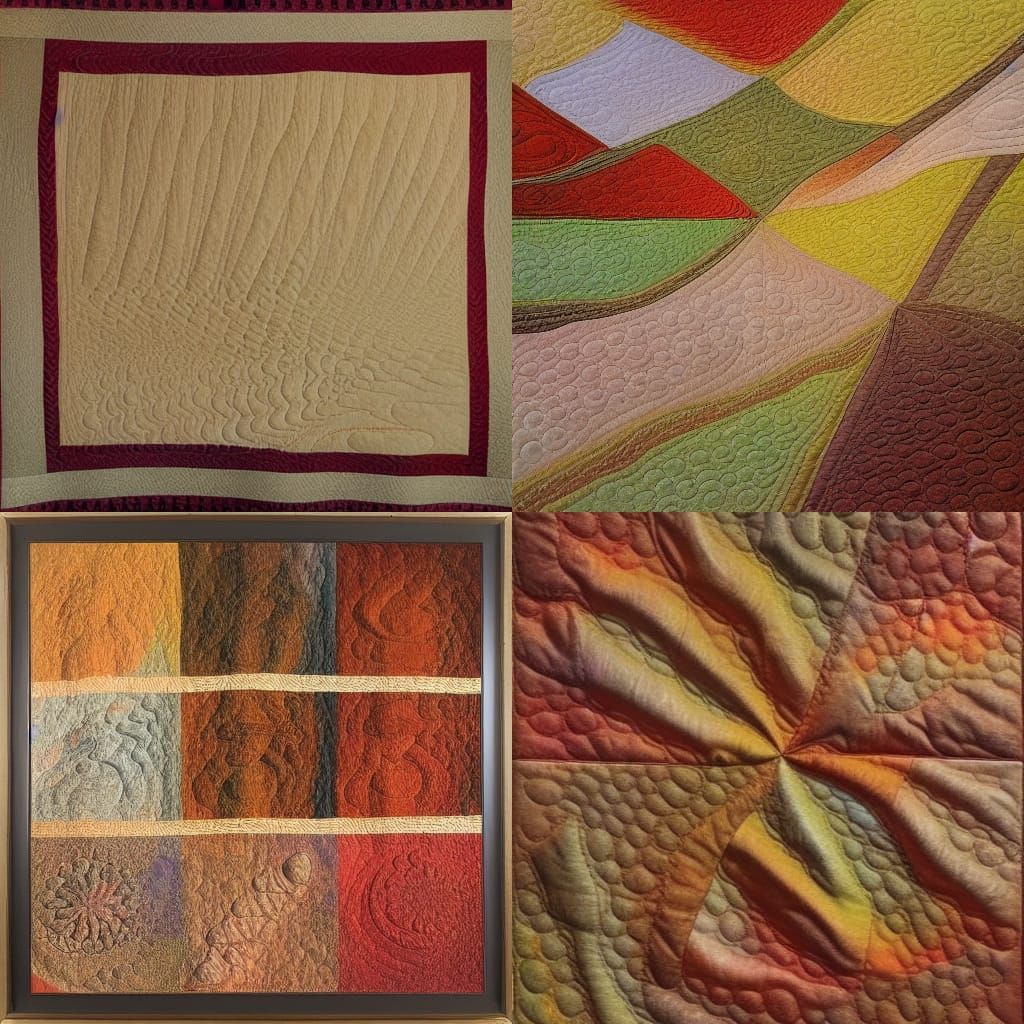 Quilt of Human Skin: Oil Painting