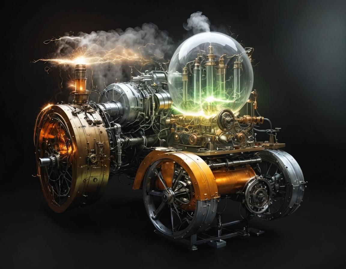 Nikola Tesla's Steampunk High Voltage Inventions