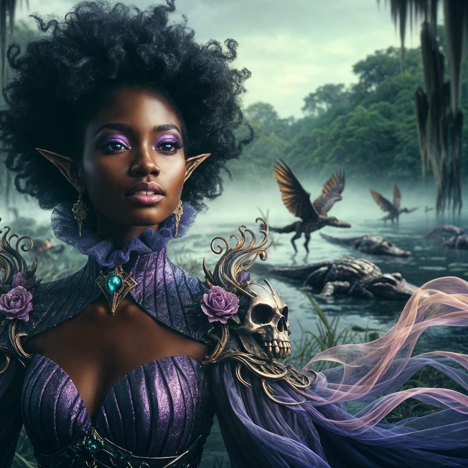 Enchanted Voodoo Queen of the Mystic Swamp