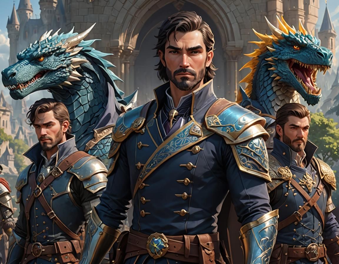 Tiefling Bard Entertains Dwarves in Fantasy Tavern