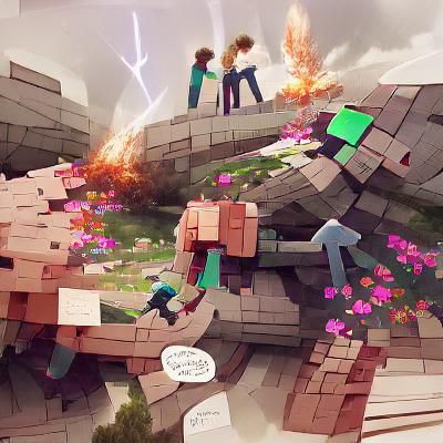 Minecraft Gravity Mod Concept Art: Friendship Destroyer