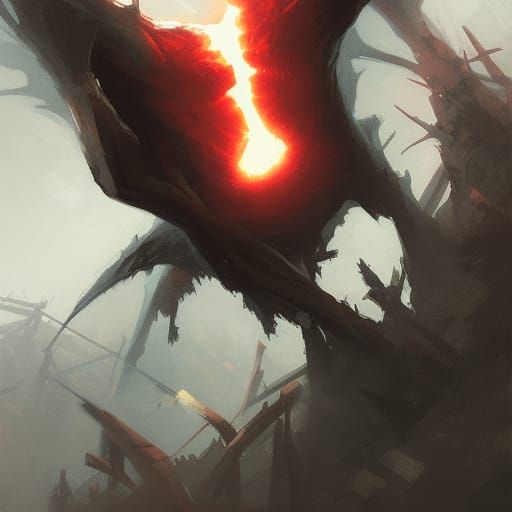 Sinister Cyclops in Fantasy Art Style