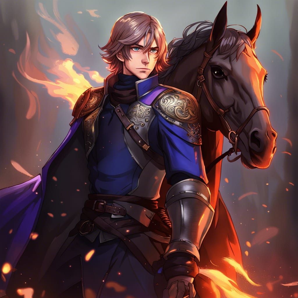 Dimitri from Fire Emblem on Horseback