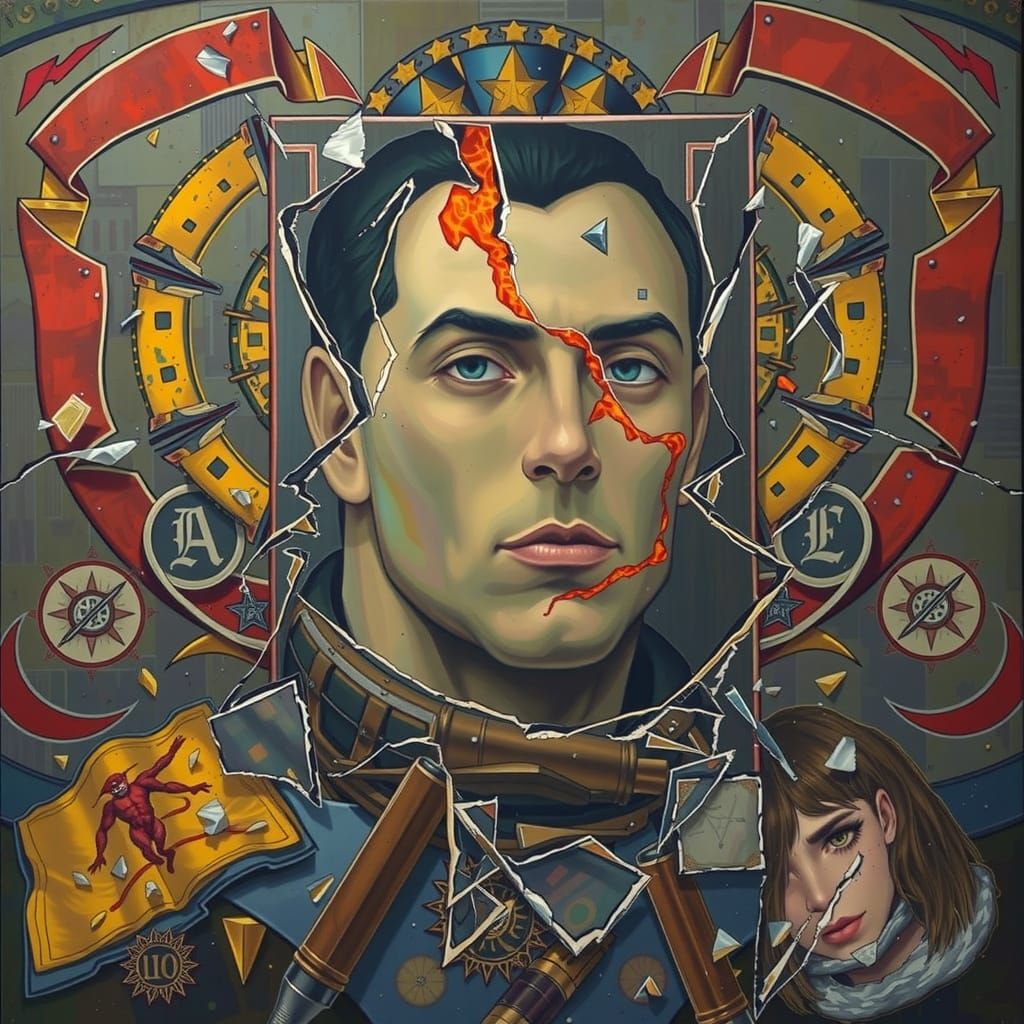 Digital Disintegration with Pixel and Particle Effects