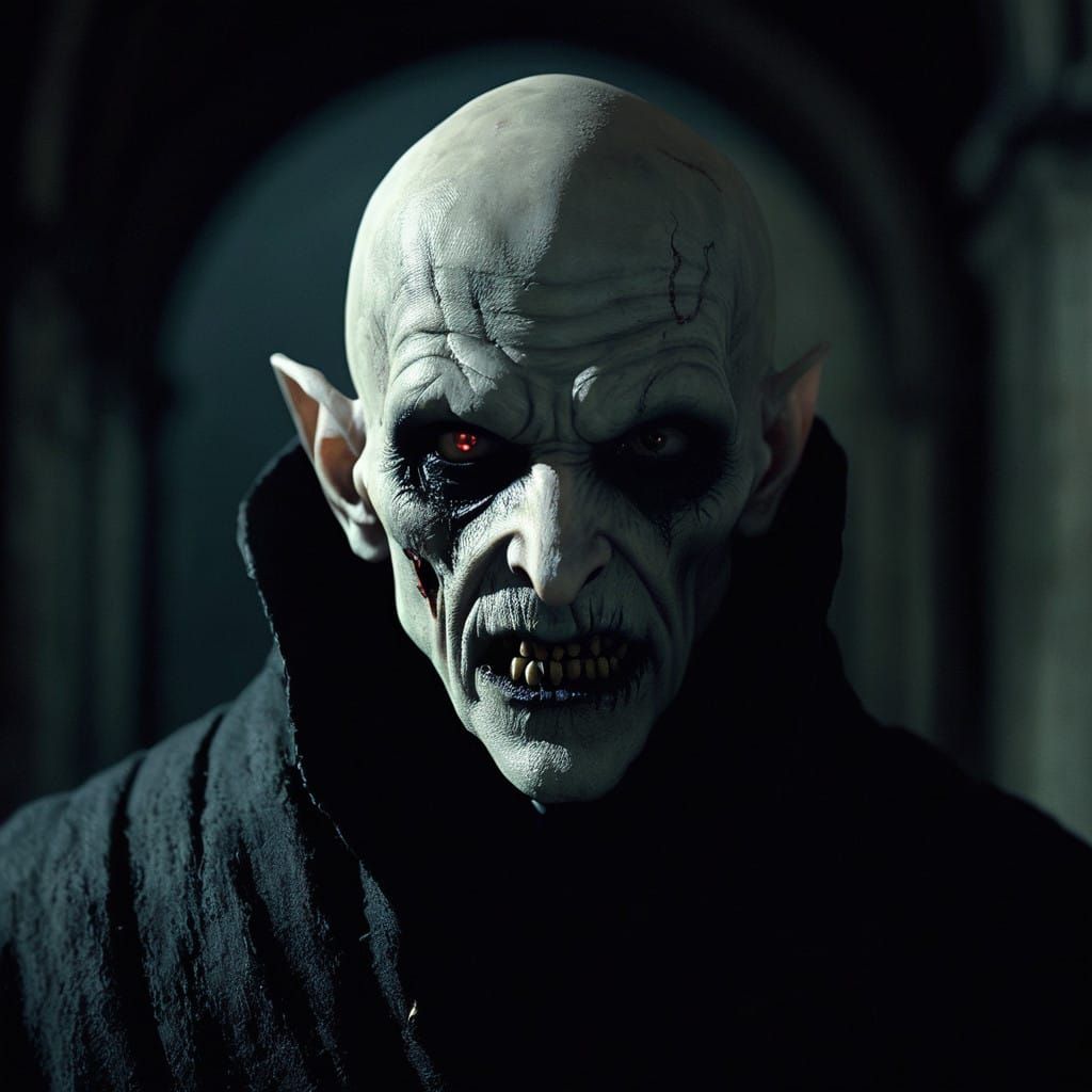 Ethereal Gothic Lord of the Shadows in a Hauntingly Dark Set...