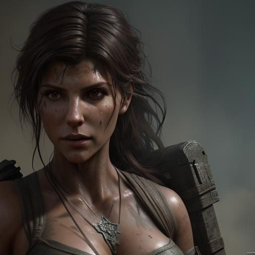 Marisa Tomei as Tomb Raider: Detailed Fantasy Art