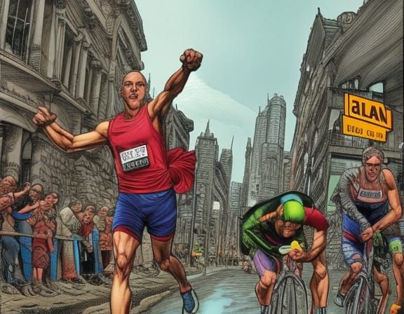 Marathon Victory: A Comic Book Art Celebration