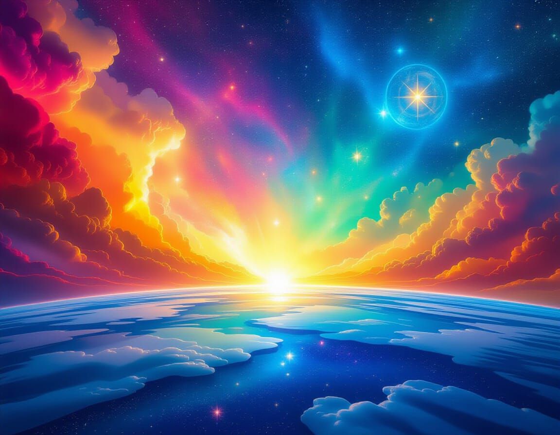 Divine Creation of Light and Cosmos