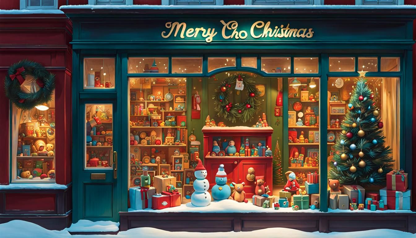 Toy Shop Window Display