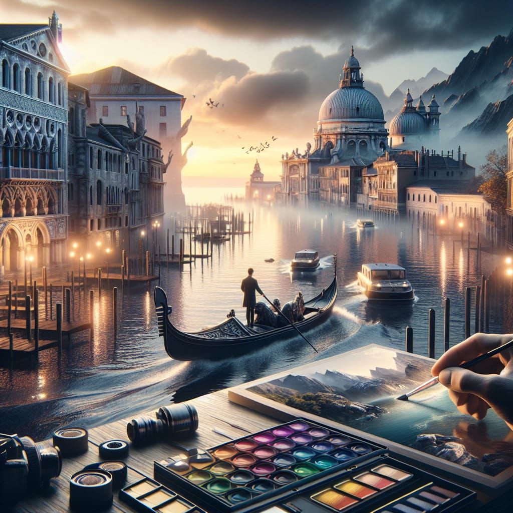 Vibrant Realism in Complex Contrast