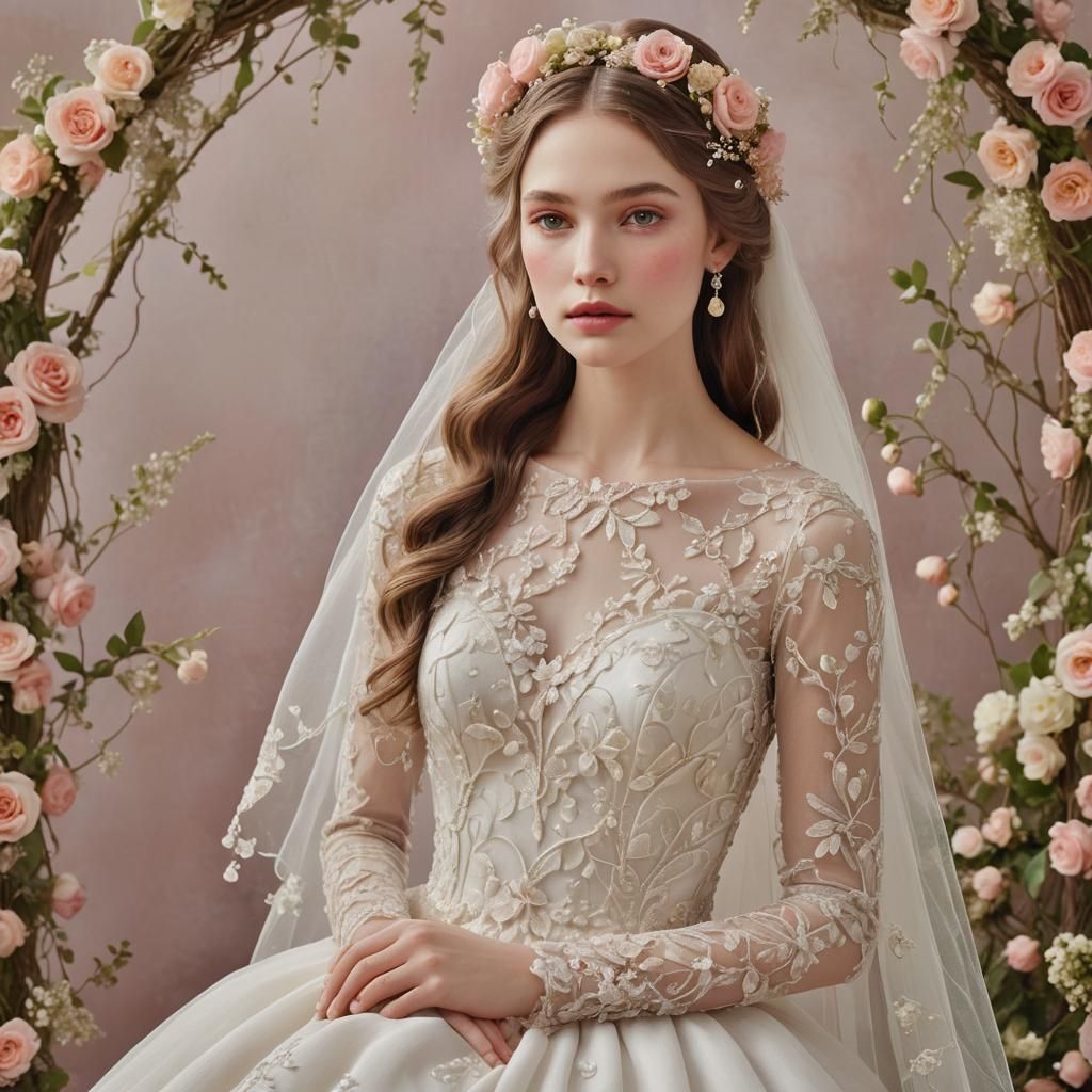 A Bride's Graceful Moment