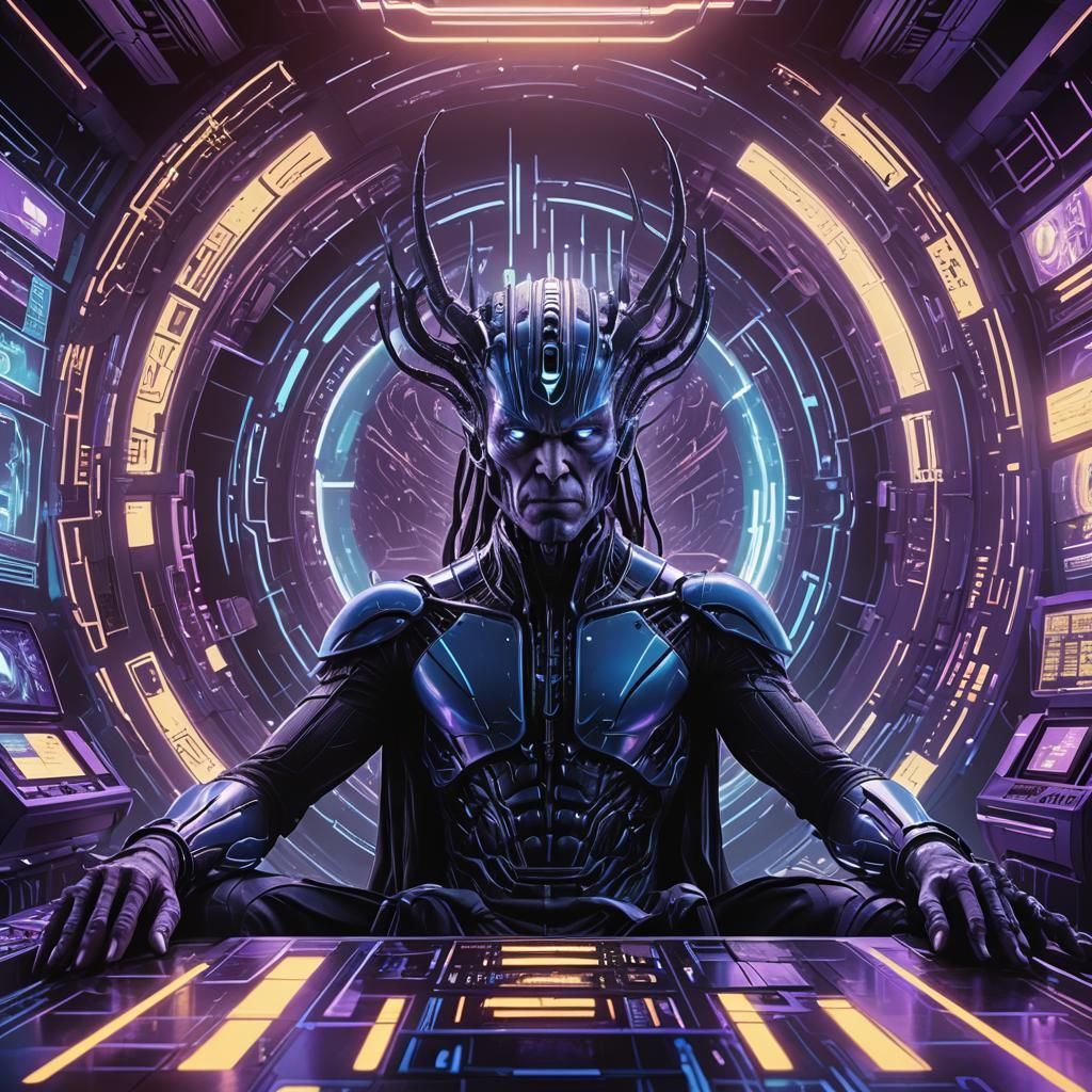 Deity Editing a Video: Digital Matte Painting