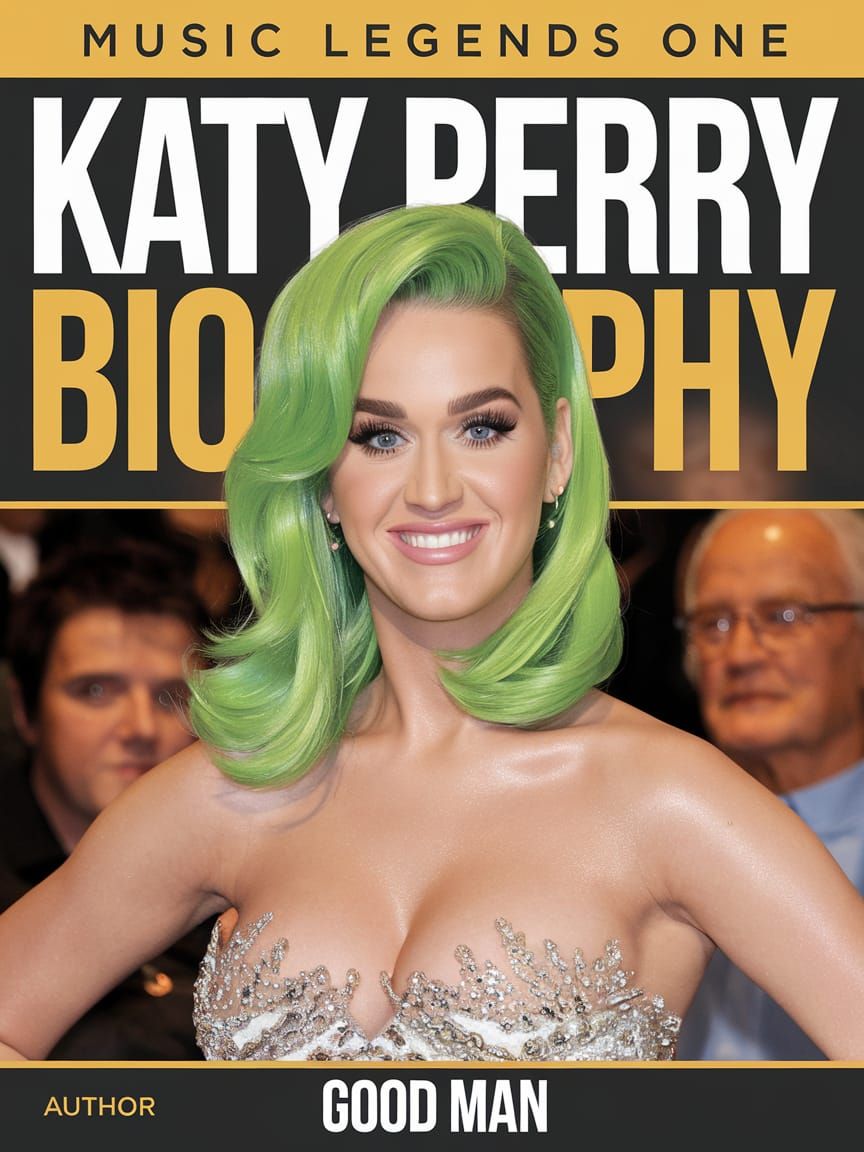 Book Cover for Kids Featuring Katy Perry