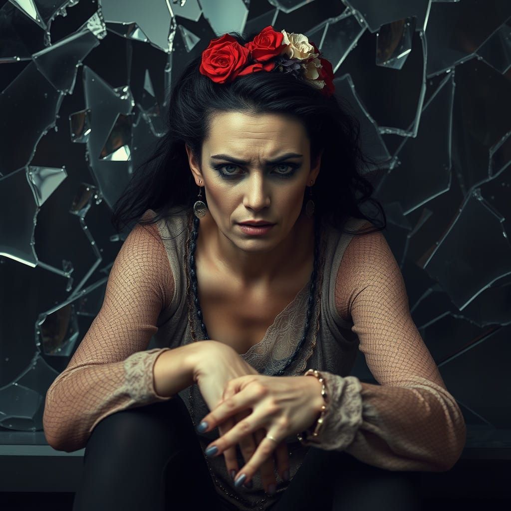 A Woman's Turbulent Inner Struggle Exposed