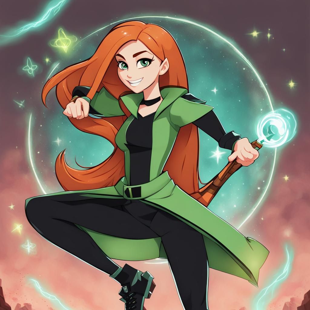 Kim Possible as Anime Magical Girl