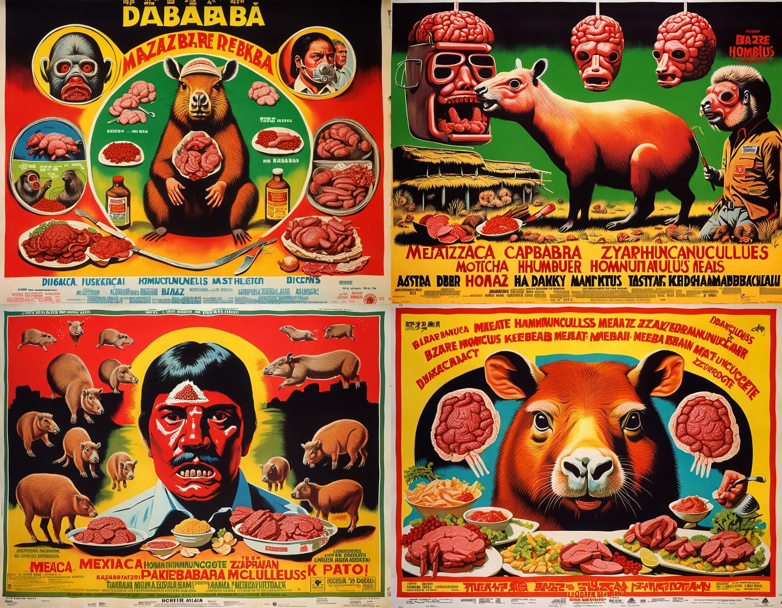 Bizarre 1970s Mexican Movie Poster