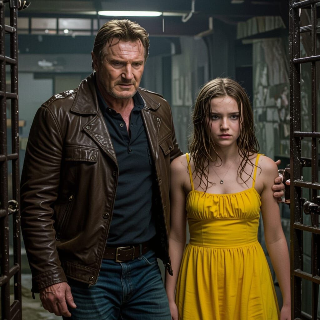 Dramatic Rescue Scene with Intense Action