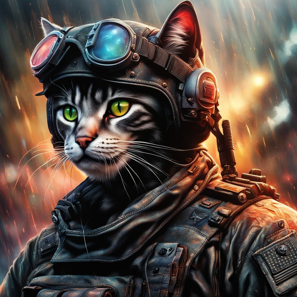 Hyperrealistic Cats in Special Ops Gear