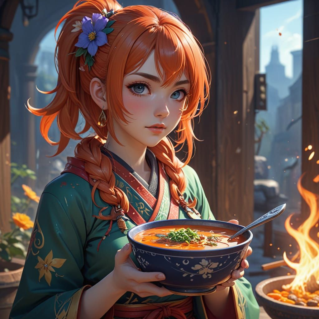 Remi Wolf and Colorful Soup: Manga Concept Art