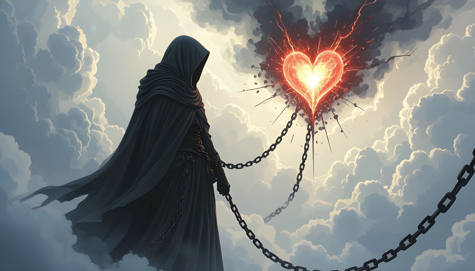 Radiant Heart Breaks Free in Epic Fantasy Art