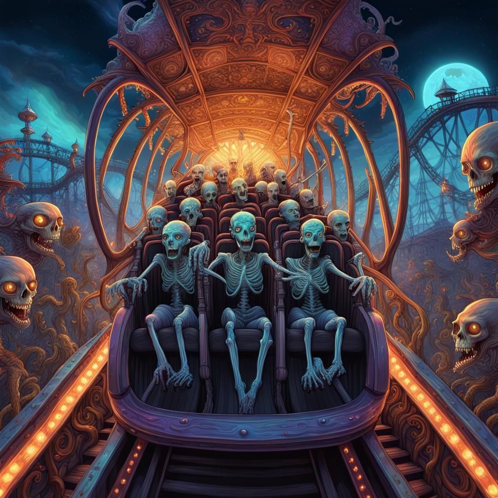 Skeleton Rollercoaster