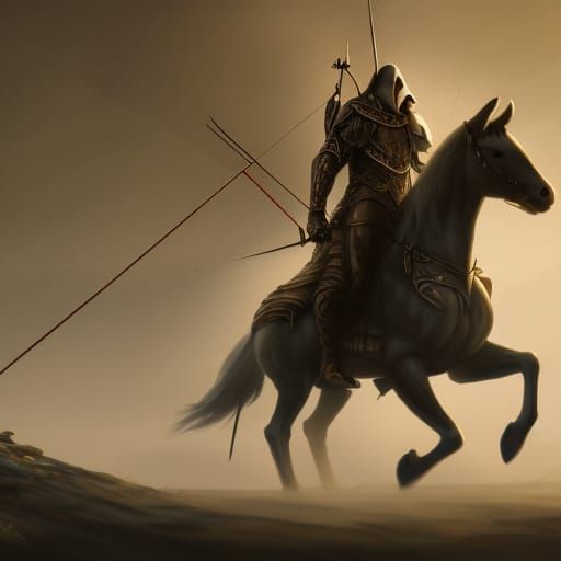 Horseman of Pestilence: Detailed Matte Painting