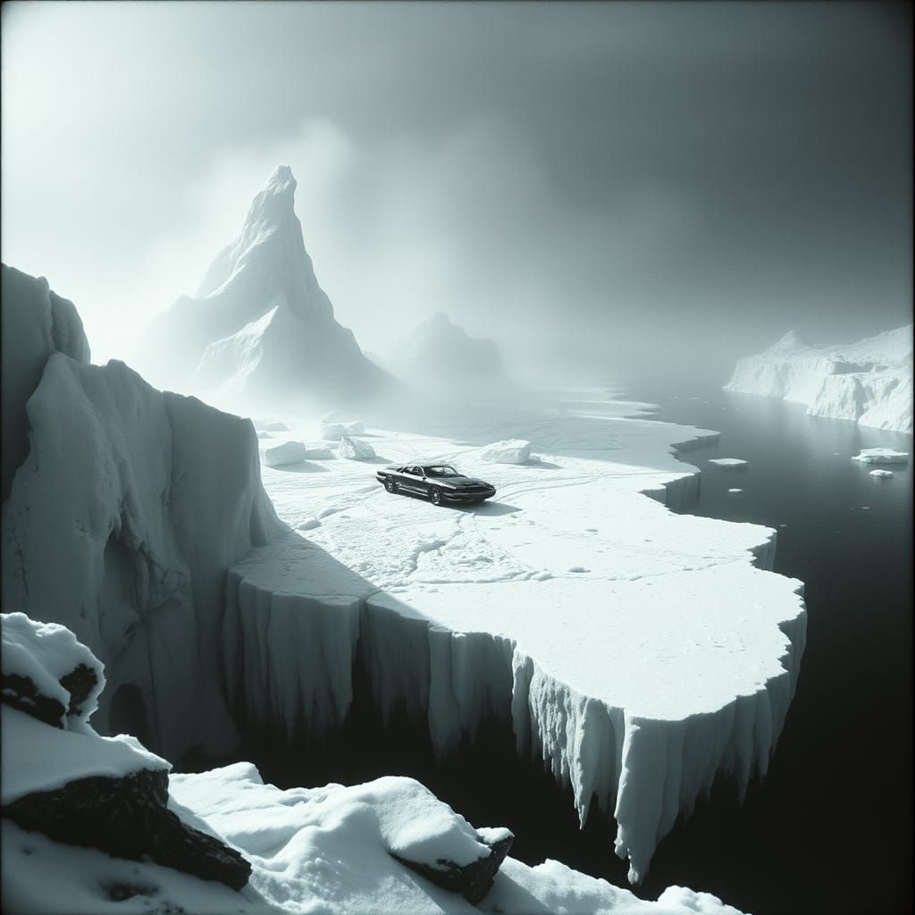 Dangerous Arctic Ice Shelf with Cursed Artifact