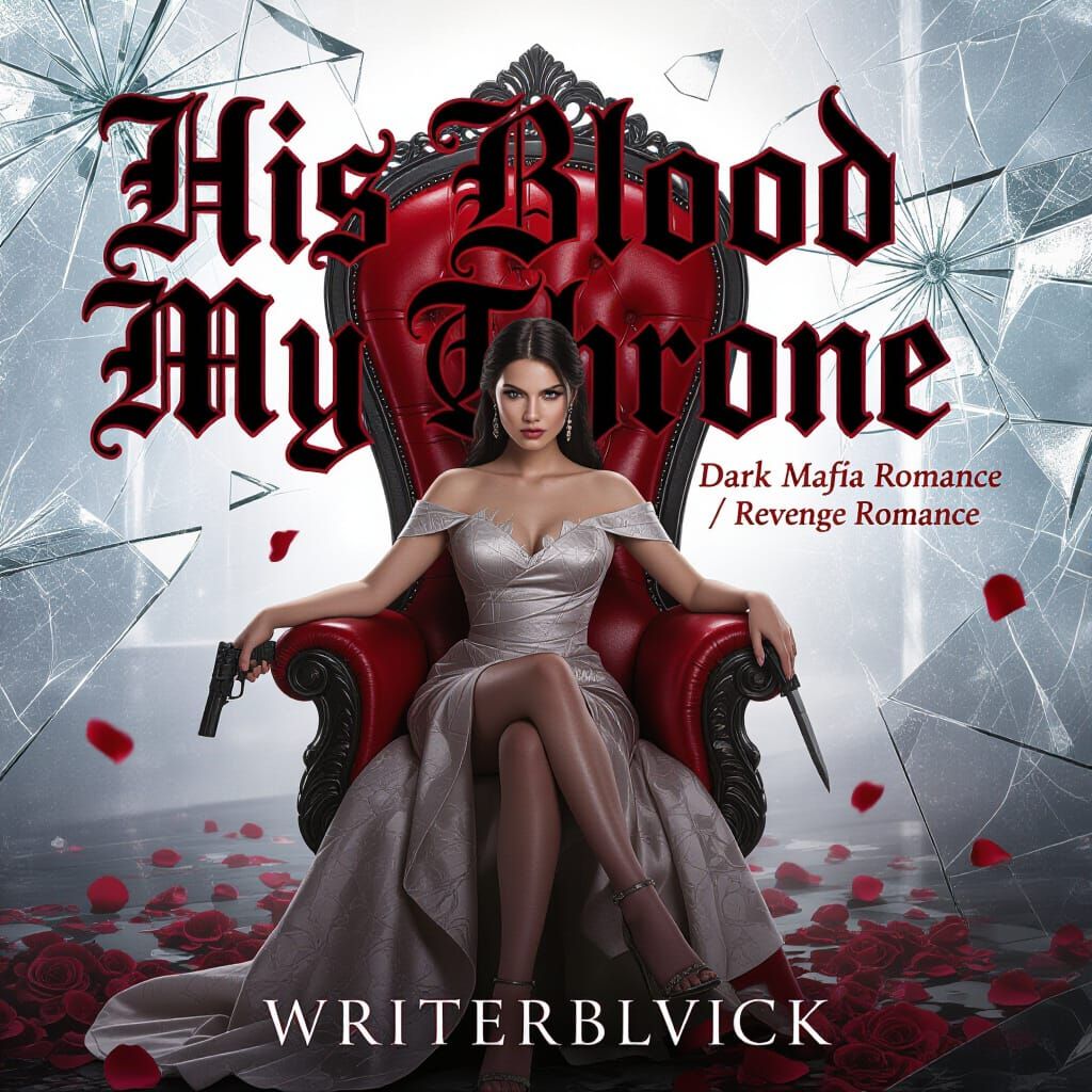 Dark Mafia Romance Book Cover: Crimson Throne