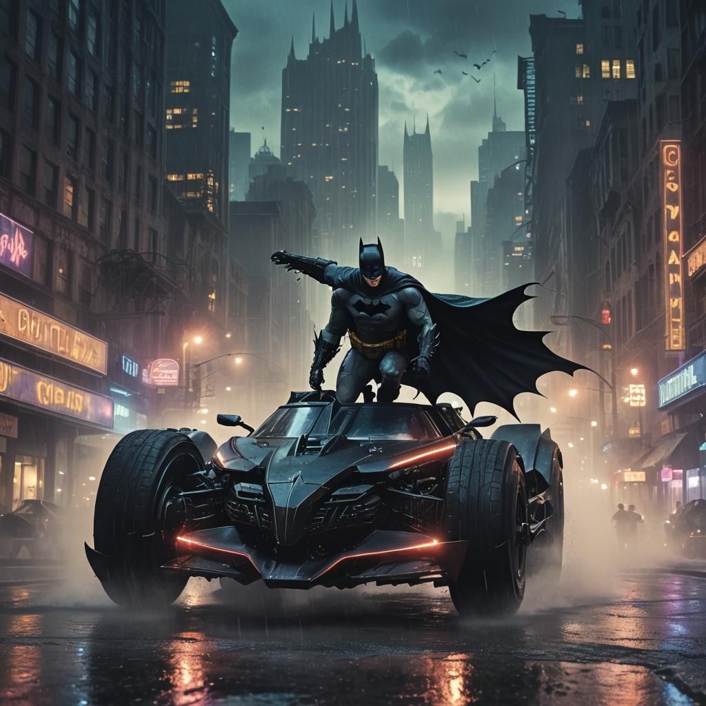 Batman in Gotham: Fantasy Concept Art