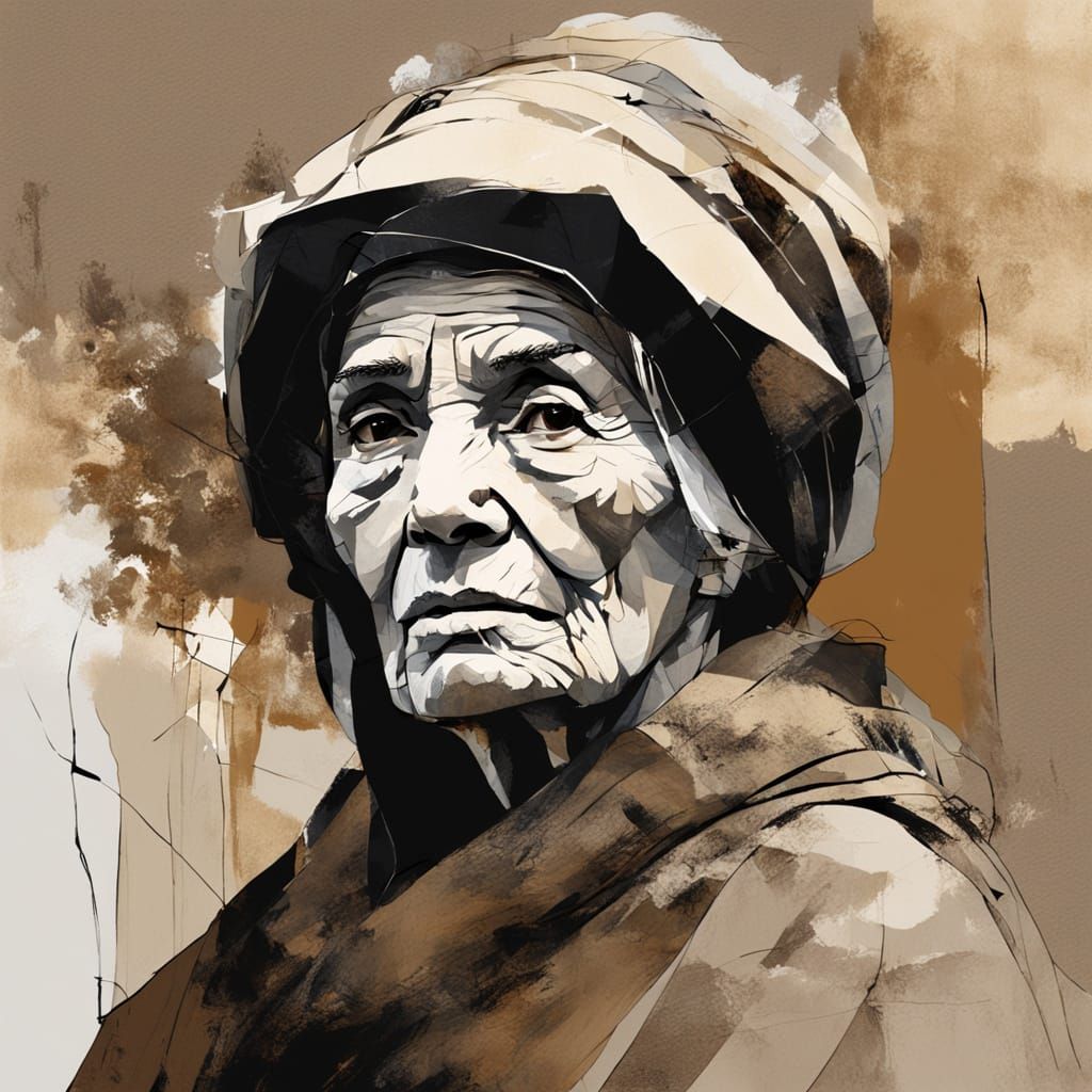 Medieval Peasant Woman in Downton Style