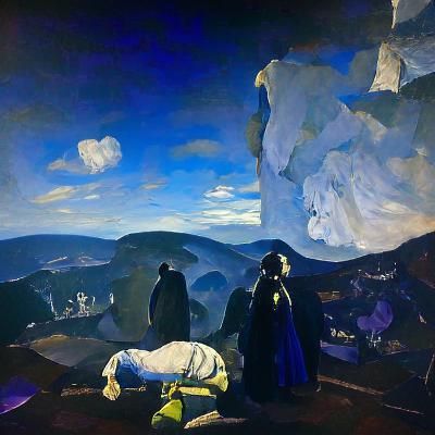 Decaying Lineage: Detailed Painting in Oil