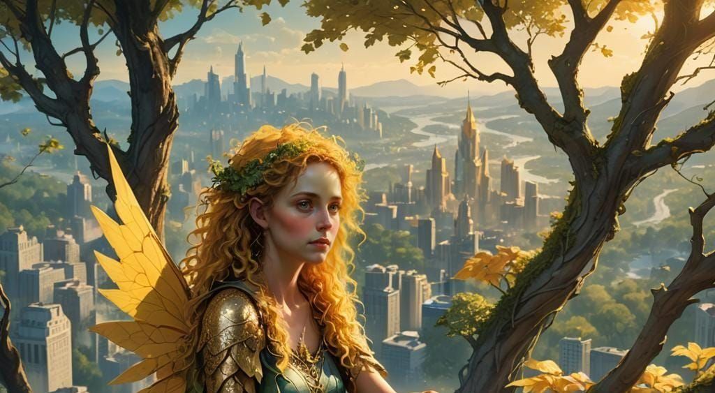 Shakespeare's Mustard Seed in Oil on Canvas