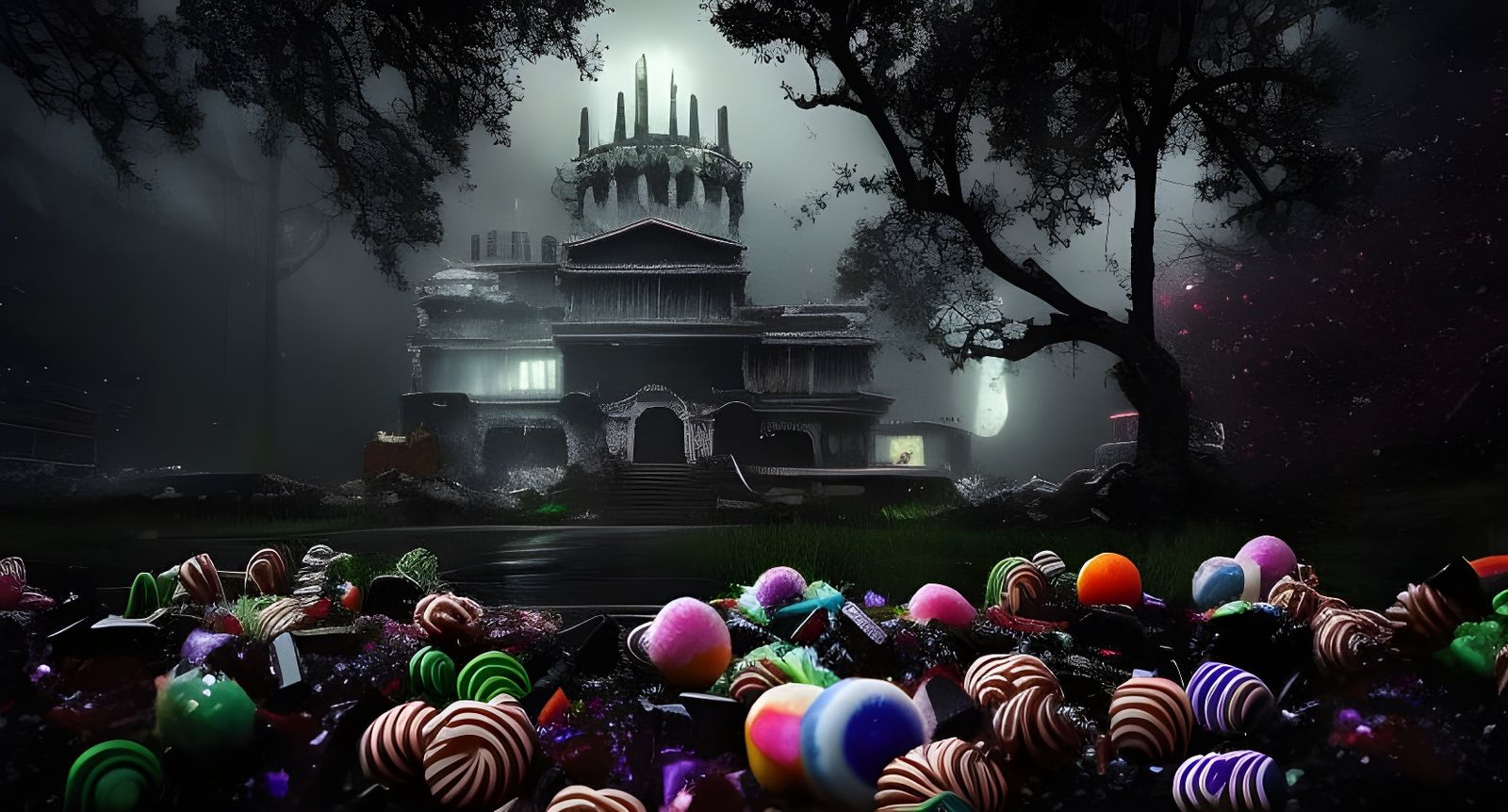 Chaotic Composition: Candy, Gears, and Apocalyptic Rain