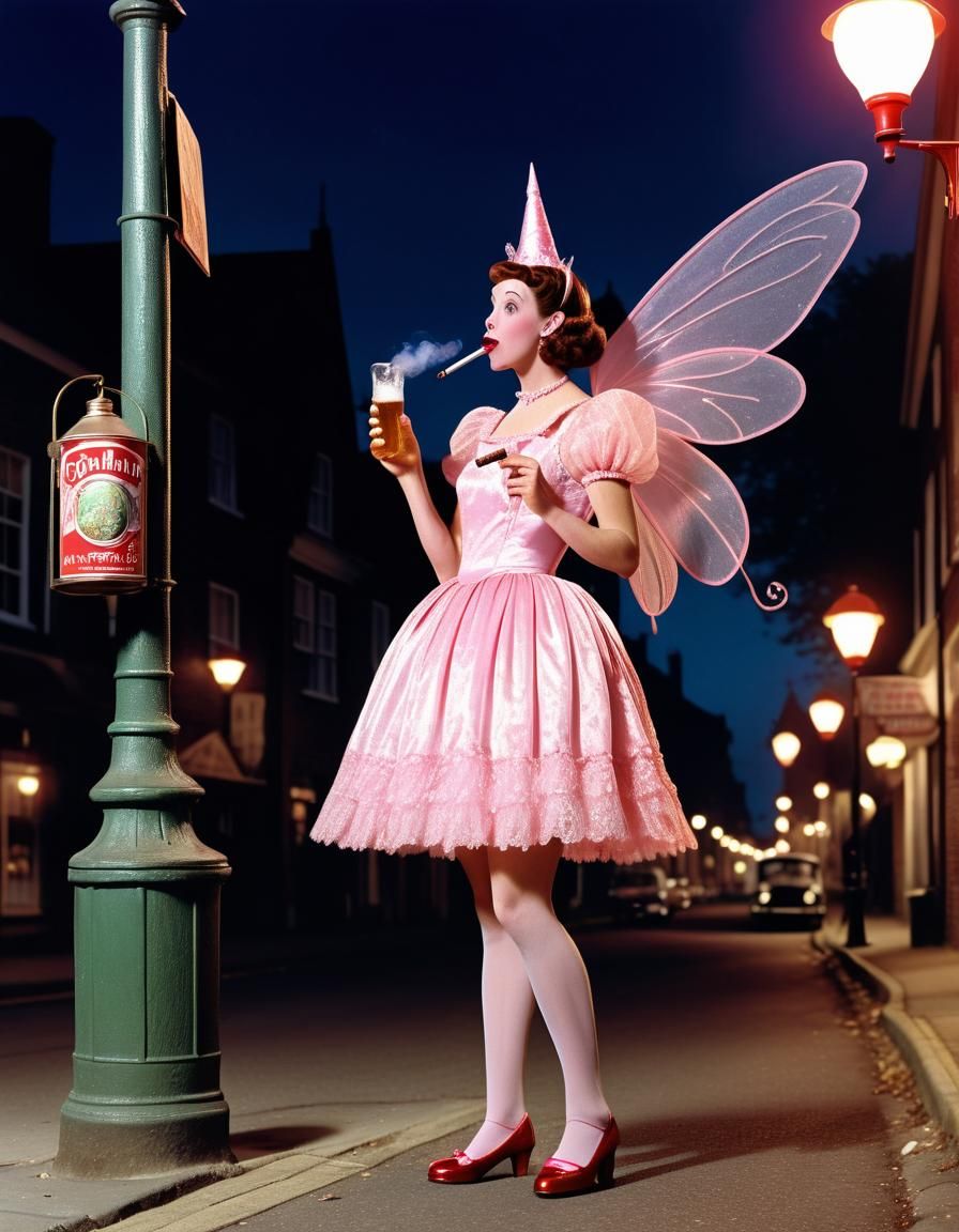 Good Witch in Bad Neighborhood at Night