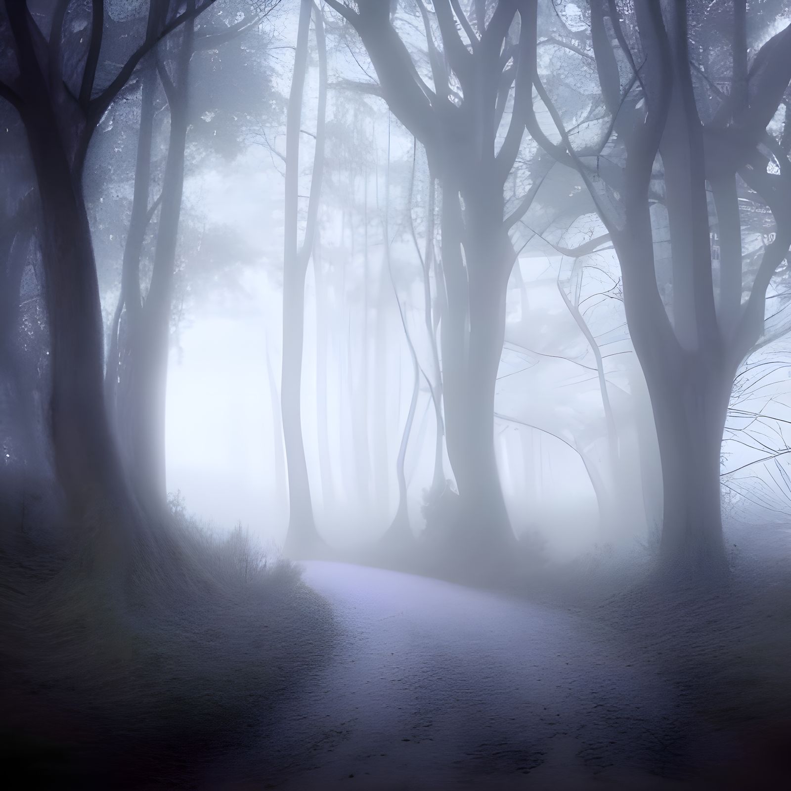 Mysterious Foggy Forest Delves