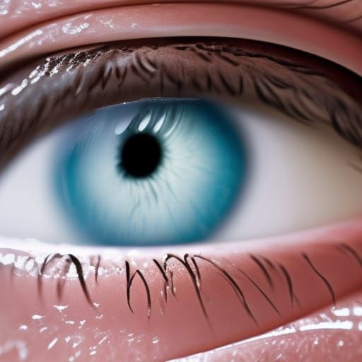Realistic Detailed Eyes Close-Up: 4K Photography