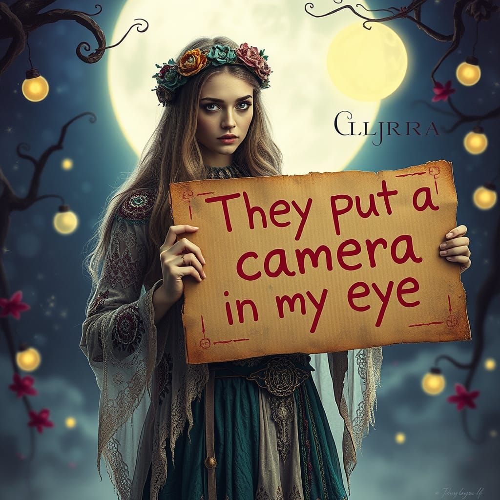 Gypsy Light Worker in Whimsical Dreamscape