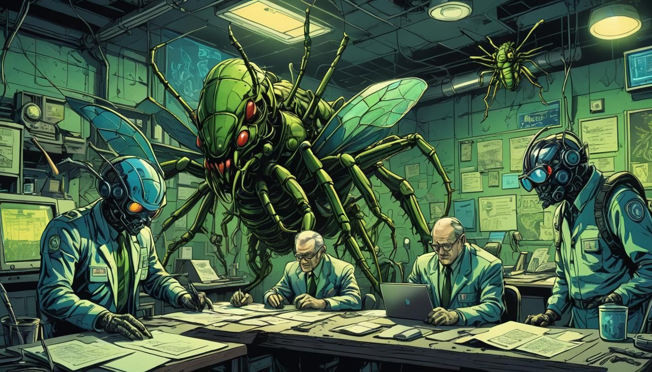Chernobyl's Insect Officials: Polish Comic Art