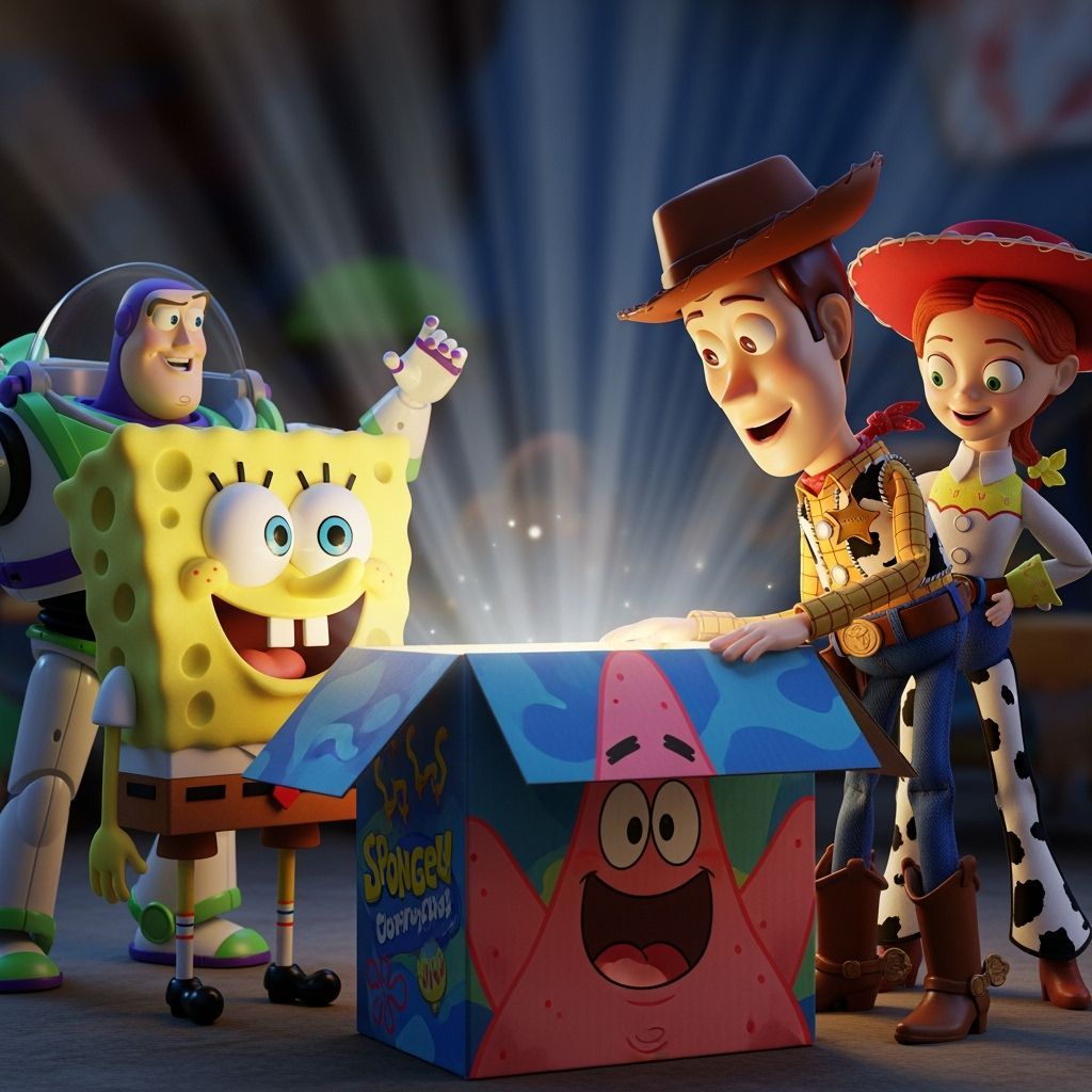 SpongeBob and Toy Story Gang Discover Patrick, 3D Animation