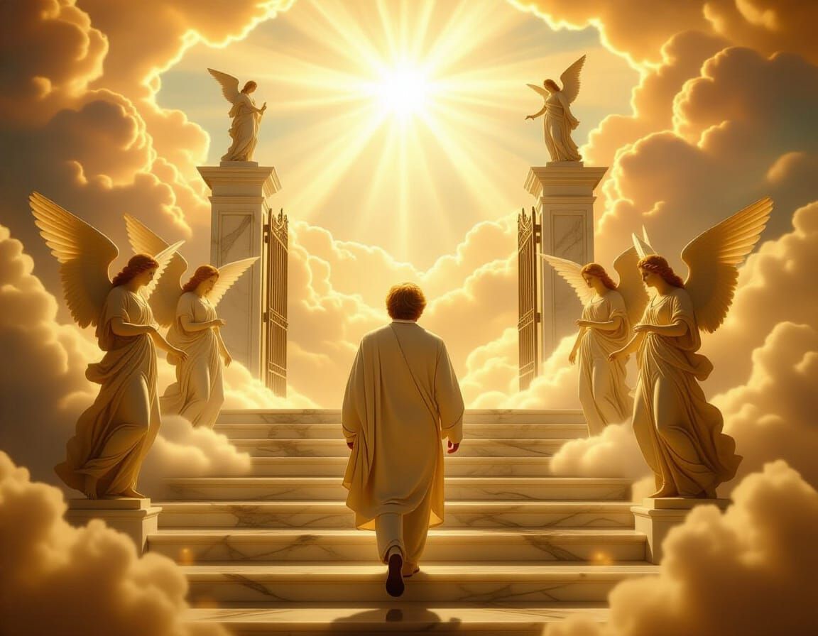 Robert Redford Ascends to Heaven in Renaissance Style