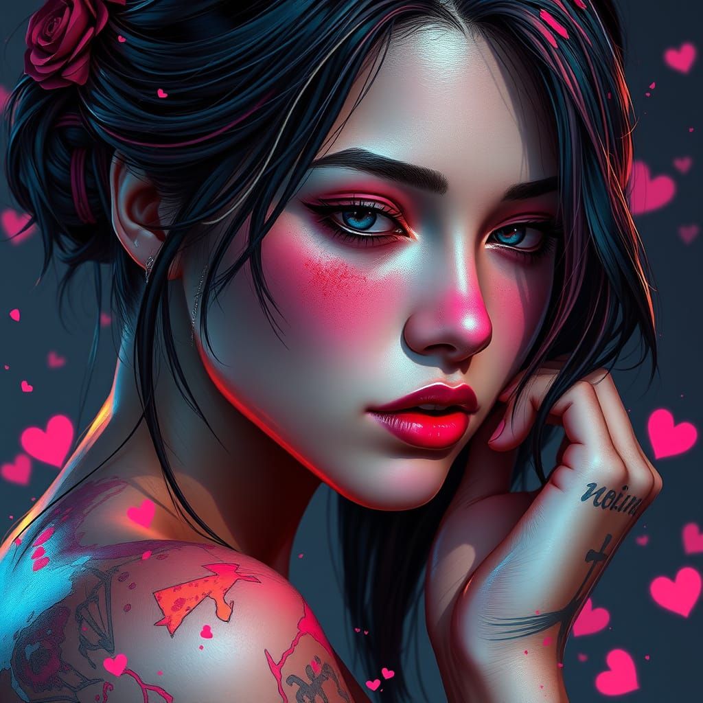 Glamorous Valentine Concept Art